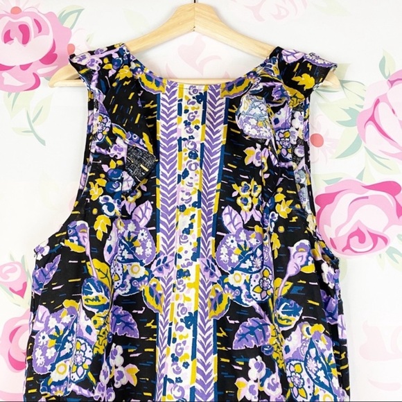 NEW Free People Summer in Tulum Dark Tunic Floral Top XS - Picture 5 of 12